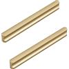 SZLXJMFL Maniglie per Cassetti Moderni, Maniglie per Armadio Dorate, Alluminio Solida | Rivestimento, Centrale Tra i Fori:96-960mm Maniglie per Mobile, 2 pz Maniglie Armadio Oro 210mm/8.2in