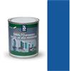 2BM Smalto Sintetico ad Alta Resistenza Blu Traffico RAL5017 a Solvente Brillante Inodore, Non Ingiallente, Adatto a Legno, Metallo e Muro, Per Interni ed Esterni | Formato 0,125 lt
