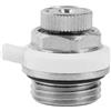 QOXEZY Valvola di spurgo automatica per radiatori, valvola di sfiato automatica da 1/2, valvola di sfiato automatica per riscaldamento (1 pezzo)