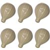 generic 6 pomelli in ceramica color tortora per armadietti, maniglie moderne per cassettiere, maniglie decorative per cassetti con viti per armadi, ante di mobili e progetti fai da te per la casa