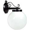 nextradeitalia 1PEZZO LANTERNA CON BRACCIO SUPERIORE LAVORATO MODELLO SFERA - 100w IP44 mm.290x383h. colore nero
