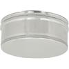 ALLINOX Tappo Cieco Condensa Canna Fumaria Acciaio INOX AISI 304 Tee Ispezione Fumi (DIAMETRO 130)