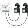 leteyes Tuya Smart Energy Meter WiFi, misuratore di energia WiFi 80A con 2 morsetti CT Smart Home Energy Monitor