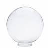 ORION LIGHTSTYLE Vetro di ricambio per lampada in vetro trasparente, con bordo del colletto, diametro 250 mm, vetro sferico