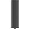 SONNI radiatore termoarreto a parete 1800 x 465 x 48 mm, termosifone a soggiorno potenza 804 W, radiatore verticare strato singolo da bagno, connessioni centrali G 1/2 - Antraciate