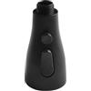 Whychstore Soffione doccia a tre funzioni, ugello per rubinetto estraibile per lavello da cucina, piccolo fiore con testa estraibile (nero)