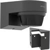Oktaplex motion Oktaplex Eva - Rilevatore di movimento per esterni con supporto angolare da parete, antracite