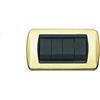 Cal PLACCA CAL 4 POSTI OTTONE LUCIDO IN OTTONE MASSICCIO PER BTICINO LIVING INTERNATIONAL 640/4