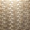 Wooden Wall Design Rivestimento murale in legno 3D con effetto naturale in rovere, pannelli murali in legno, decorazione murale, rivestimento in legno per pareti di Wooden Wall Design modello Dominus. (1m2)