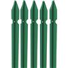 SIP 5x PALETTO A T IN FERRO PLASTIFICATO VERDE PALO PER RECINZIONE (175)
