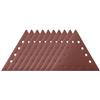 Scheppach 7903800604 accessori per la macinazione dispositivo/carta vetrata Set triangolare, adatto per smerigliatrice a secco DS210, grana: 150, 280 X 280 X 280 mm