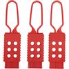 Miskall 3pcs Lockout Tagout Hasp, isolamento in nylon lucchetto di sicurezza Hasp per la gestione multipla