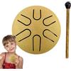 shjxi Tongue Drum Rain, Garden Rain Drum, Rain Drum Outside, Meditazione Drum Instrument, 6 note Steel Drum, Tamburo di educazione musicale, Tamburo di meditazione da campeggio per campeggio, adulti,