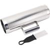 Eujgoov Shaker Guiro 32x10 Cm con Raschietto, Strumento a Percussione Latina Guiro Shaker in Acciaio Inossidabile