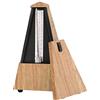 fasient Metronomo meccanico universale per tutti i tipi di strumenti musicali (pianoforte/batteria/violino/chitarra/basso e strumenti a fiato), e suonerie, venature del legno poco profonde