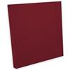 keyhelm s.r.l. Pannello Fonoassorbente Liscio 5cm Verniciato Rosso Vino - 50x50cm - Pacco da 4(1m²)