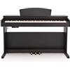 Gear4music DP10X Pianoforte digitale con supporto 88 tasti pesati nero