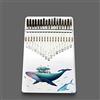 Hearda Kalimba 17 tasti Thumb Piano, Hearda Portatile Professionale Pianoforte in Legno con Accessori e Istruzione, Mbira Finger Piano Regali per Bambini Adulti Principianti - Stampa Animale (foresta)