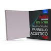 Addictive Sound Pannelli Fonoassorbenti Premium 50x50x6 cm, Rosa | Linea Premium: tessuto 265 g/m2, Classe B EN ISO 11654, kit di montaggio parete e soffitto