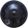MGHRUE Handpan Steel Handpan Drum 9/10/12 Note con Borsa Morbida per Handpan E Supporto Strumento A Percussione per Adulti Meditazione Intrattenimento Prremium Black Handpan,10notes,440hz