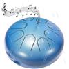 Hliloy Ch-akra - Tamburo impermeabile per esterni, 15,2 cm, 8 note, colore: Blu