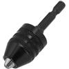 HOgardenME Adattatore per mandrino senza chiave con codolo esagonale da 1/4 per cambi rapidi e compatibilità con driver e utensili elettrici (1 pz)