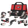 PORTER-CABLE PCCK6118 - Kit combinato per trapano senza fili, 8 utensili da 20 V