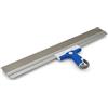 DEWEPRO Spatola Per Facciate In Acciaio Inox 600 x 50 mm - Spatola Larga Con Supporto In Alluminio E Impugnatura Soft 3 Componenti Per Rasatura E Grandi Superfici