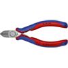 Knipex 76 22 125 - Pinze a taglio diagonale, acciaio al cromo vanadio, plastica, blu/rosso