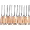 Luocute Set di 12 Scalpelli per Intaglio del Legno per Accessori per Intaglio del Legno 8 Pollici, Sgorbie per Legno Professionali con Scatola e Borse Arrotolabili per Falegnami
