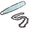 GrecoShop Lama/Barra con doppia catena/2x Catena/Catena di riserva per motosega/elettrosega 50cm