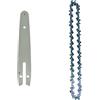 BUYTUS Motosega da 6 pollici for il taglio del legno Mini sega a catena senza fili Sega elettrica portatile motoseghe Accessori for disboscamento(1p Guide Plate)