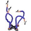 Generic Soldering Holder Tool - Multi-Arm Helping Hands Station | Sturdy Aluminum Base with Rotatable Alligator Clamps for Jewelry Assembly, Crafting, Electronic Component Repair, Model Painting, Beading