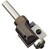 Edessö 132226008 - Fresa a spirale WPLL A=26/B = 19,5 - C=8 x 30 con cuscinetti a sfera Z = 2 S=8, colore: Argento