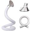 LCUVIMPEX Tubo flessibile articolato, Braccio Condotto Con Cappuccio for Incisore Laser E Rimozione Fumi Multicolor Dimensioni Multiple(Wh(l 1.5m/4.9ft),Id 160MM/6 2/7 In)
