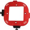 Gettimore Modello di guida per router in alluminio per falegnami con scale misurate e posizionamento degli angoli ripetibili R10 R15 R20 R25 R30 R35 R40 R50 (B)