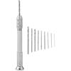 KIMISS Drill di Torsione a Mano di Precisione Mini con 10 Pezzi di Perforazione Strumento di Punzonatura per la Creazione di Gioielli | Set di Strumenti di Micro Torsione