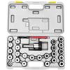 KLOOLIVE Set di pinze M12 MK3, 23 pezzi in acciaio, pinze a molla, 4 - 26 mm, set di pinze a molla ad alta precisione con gambo, chiave inglese e cassetta degli attrezzi, per macchina per incisione CNC