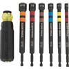 Klein Tools 32950 - Set di cacciaviti a cricchetto con manico, magnetico, codificato a colori, 6 misure esagonali SAE