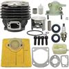 GTWSQQ Kit viti pistone cilindro BIG BORE 52MM for motosega H=USQVARNA 61 268 272 272XP anello di sicurezza for spinotto pistone