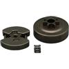 GXAOeUX Adatto for motosega HUS 235 E 240 136 137 141 142 36 41 Kit cuscinetto ruota dentata tamburo frizione 7T da 325 pollici