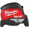 Milwaukee 4932498769 Metro a nastro magnetico di alta qualità, 5 m Gen 4