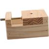 TOYANDONA Mini Morsa da Banco in Legno Utensile di Supporto per Intaglio di Sigilli in Pietra Morsetto Rotante per Intaglio Base Stabile per Lavori Artigianali e Fai da Te Design Ergonomico