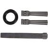 Uonlytech Utensile Manuale per Spaccare la Pietra in Acciaio Legato Nero