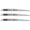 CRAFTSMAN 9 Inch 5/6 TPI Bi-Metal Pruning Reciprocating Saw Blade, 3 Pack (CMAR596P3)