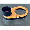 Generic Scarpa antipolvere trasparente per fresatrice CNC, diametro del corpo del router 65 mm, porta vuoto da 2-1/2