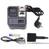 Plyisty Stazione di Saldatura da 65 W, Display LED Digitale Kit Saldatore a Riscaldamento Rapido 2S Intervallo di Temperatura 100-480 ℃, con modalità di Sospensione Automatica, per (Spina europea)