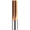 XWTOOL Alesatore for flauto a spirale rivestito in metallo duro H7 Chucking Fresa for metallo in acciaio temprato Flauto dritto 4/6 Flauto Utensile CNC 1mm-20mm (Size : Straight Flute, Color : 4mm)