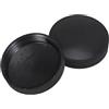TOMETURE 2 pezzi Tappo per sede molla trapano a colonna, 79 mm OD Coperchio filettato in plastica nera, alloggiamento molla di ritorno mandrino di ricambio per trapano a colonna da banco Accessorio di