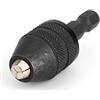CHJIENJUJIDZ 1PC Keyless Drill Chuck Cacciavite Impact Driver Adattatore 1/4 ''Hex Shank Drill Bit Strumento Convertitore Adattatore-Black